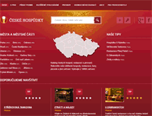Tablet Screenshot of ceske-hospudky.cz